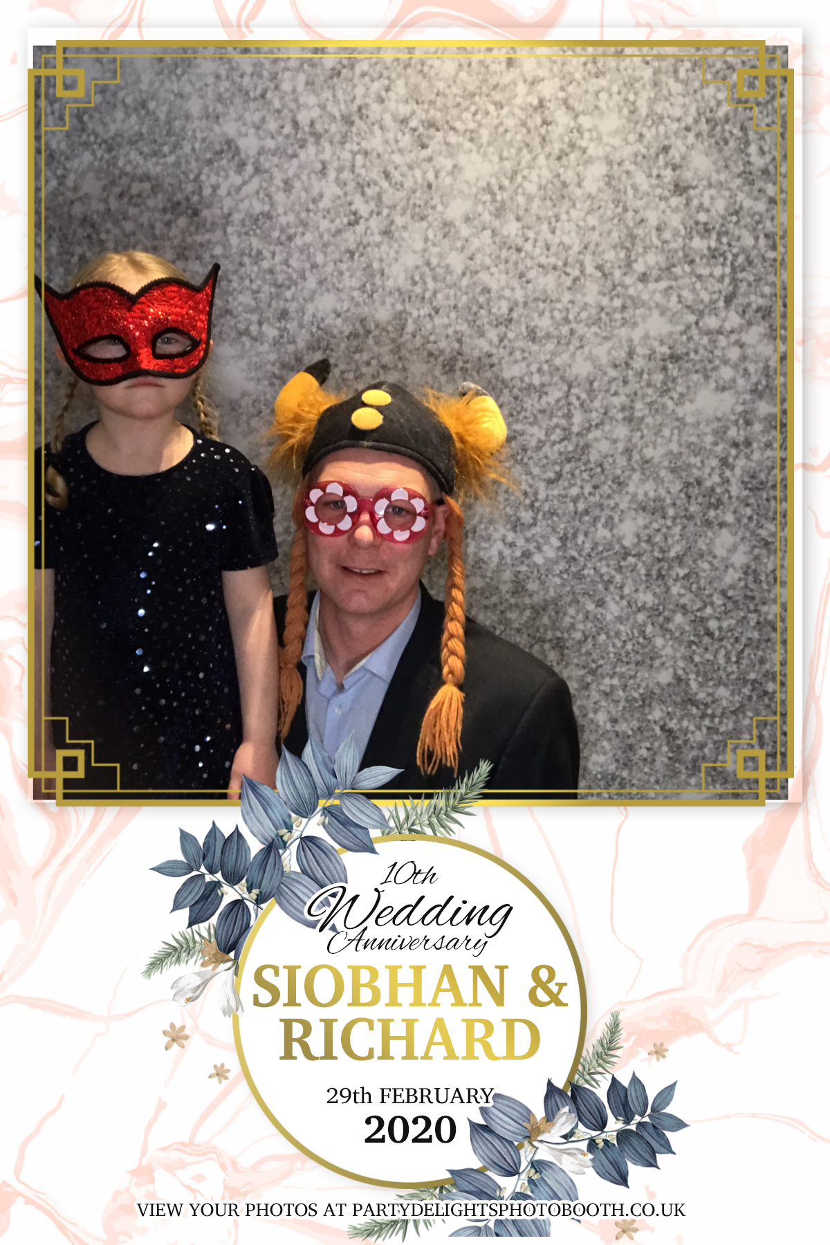 Siobhan and Richards Vow renewal  | View more photos from the event at gallery.partydelightsphotobooth.co.uk/u/PartyDelightsPhotoBooth/Siobhan-and-Richards-Vow-renewal